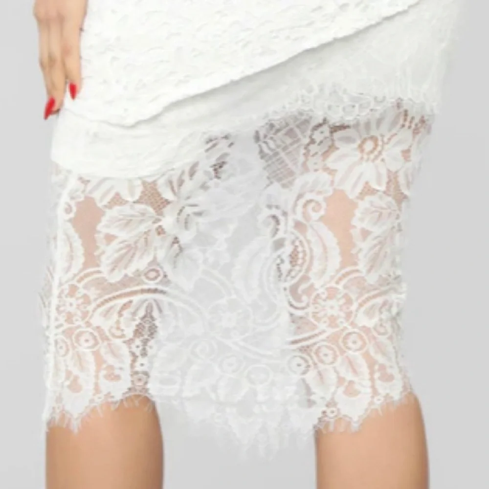 White Lace Midi Dress - NWOT - Small - Picture 4 of 11